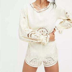 Free People Palmas Embroidered Size XL Romper